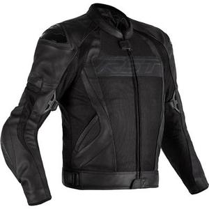 RST Tractech Evo 4 Mesh Motorcycle Leather Jacket Veste en cuir de moto, noir, taille XL