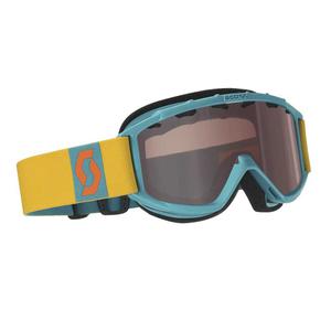 Masque De Ski Jr Hook Up Acs - Teal Green Orange Silver Chrome Cat2