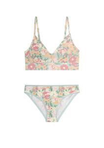 1 BRASSIERE + 1 CULOTTE - Allamanda vert