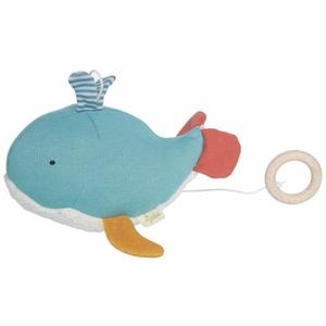 Peluche musicale Bio Sigikid Baleine Green 20 cm - Peluche musicale