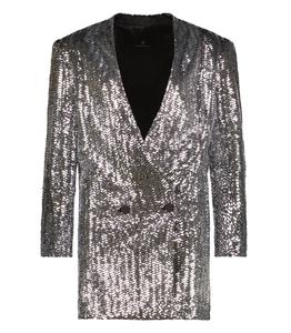 Anine Bing - Femme - S - Robe Blazer Veneda Sequin Argent - Argenté