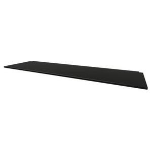 Bureau tablette 200cm en bois pour lit mezzanine - Noir