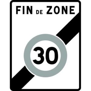 Panneau routier B51 - 650 X 500 mm - Classe 2