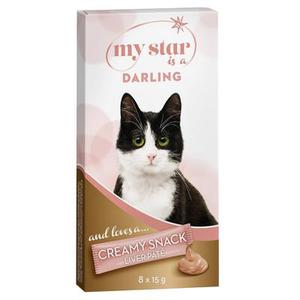 8x15g My Star is a Darling, crème au pâté de foie - Friandises pour chat