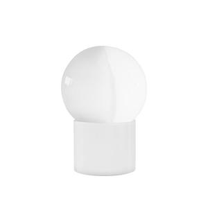 PULCE-Lampe à poser LED Métal/Verre H23cm Blanc