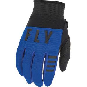 Fly Racing F-16 Gants de motocross pour les jeunes, noir-bleu, taille L