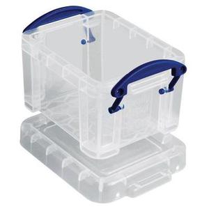 bac de rangement couvercle 014 litre transparent