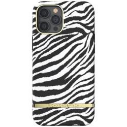 Richmond & Finch - Coque Rigide Zebra - Couleur : Noir - Modèle : iPhone 12 Pro Max