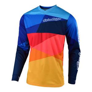 Maillot cross enfant Troy Lee Designs GP Air Jet - Bleu Orange S - 6 ans