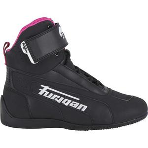 Furygan Zephyr D3O Chaussures de moto pour dames, noir-rose, taille 39 pour Femmes