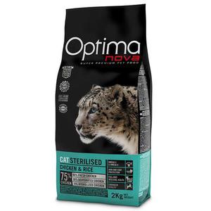 8kg Optimanova Sterilised - Croquettes pour Chat stérilisé