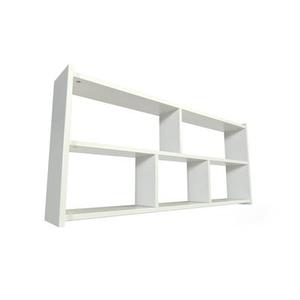 Etagère suspendue largeur 160cm en bois pour lit mezzanine Largeur 160 Blanc