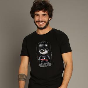 T-shirt Homme - Sloth Wars - Noir - Taille XXL