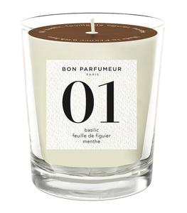 Bon Parfumeur - Bougie parfumée 01 Basilic, Feuilles de Figuier et Menthe