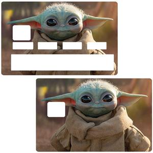 Sticker pour carte bancaire, Baby Yoda, édition limitée 100 ex.