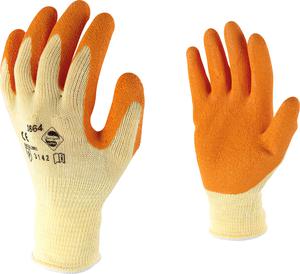 Gants manutention lourde poly-coton enduction latex Outibat - Taille 8