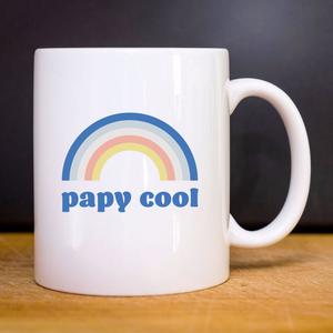 Mug Papy Cool 3 - Blanc - Taille TU