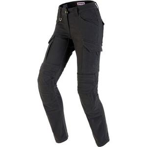 Spidi Pathfinder Cargo Pantalon textile de moto de dames, noir-gris, taille 31 pour Femmes