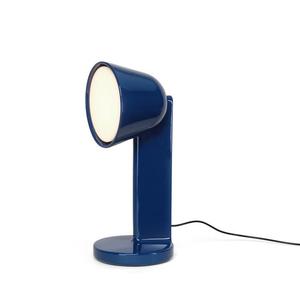 CERAMIQUE SIDE-Lampe à poser Céramique Edition Limitée variateur intégré H50cm Bleu