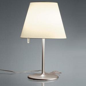 MELAMPO-Lampe Bronze abat-jour orientable Ø35cm Beige