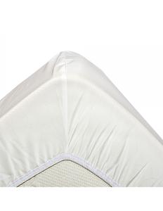 Drap housse percale coton bio sur-mesure - Couleur - Blanc, Dimensions - 100x220, Hauteur bonnet - hauteur 43 cm pour matelas de 25 à 33 cm