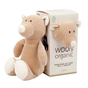 Peluche Ours Bio 'Teddy' Wooly Organic Coton Bio Beige 17 cm -