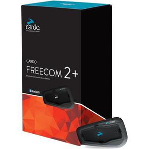 Cardo Freecom 2+ Duo Système de communication Double Pack, noir
