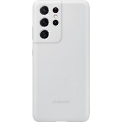 Samsung - Coque Souple - Couleur : Gris - Modèle : Galaxy S21 Ultra