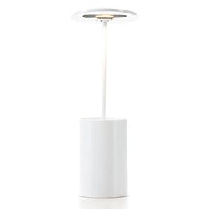 E.T.-Lampe de bureau/Pot à crayons lumineux LED H26,7cm Blanc