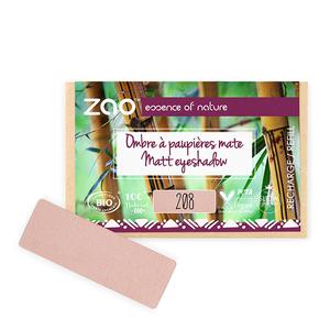 Zao Makeup Recharge Ombre à Paupières Rectangle Bio, vegan et rechargeable Nude mat