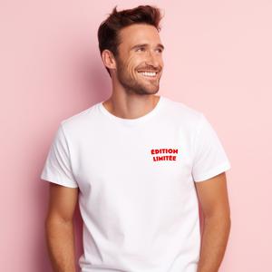 T-shirt Homme - Edition Limitée Cœur - Blanc - Taille M