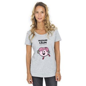 T-shirt Femme - Madame Câlin - Gris Chiné - Taille S