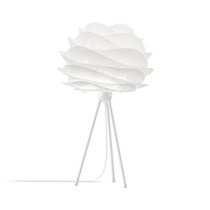 CARMINA-Lampe à poser Trépied Blanc Ø32cm Blanc