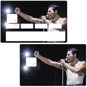 Autocollant pour carte bancaire, Sticker pour carte bancaire, Freddie Mercury