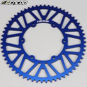 Couronne 60 dents alu 420 Derbi, Aprilia, Gilera, Peugeot... Gencod bleue