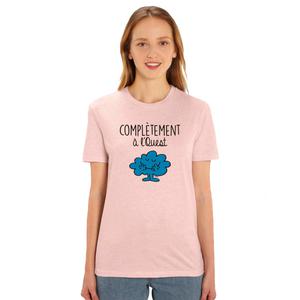 T-shirt Femme - Complètement À L'ouest - Rose Chiné - Taille S