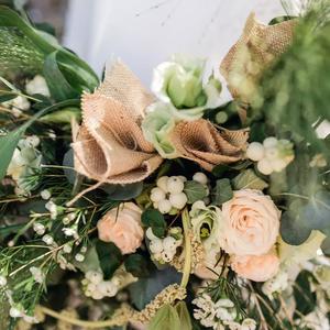 Bouquet de Mariée Circulaire Green Mariage - Le Jardin des Fleurs
