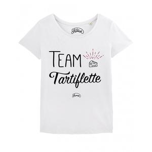 T-shirt Femme - Team Tartiflette - Blanc - Taille XL