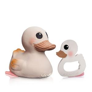 Hévéa Canard de bain Kawan + Anneau de Dentition - Jouet de bain É