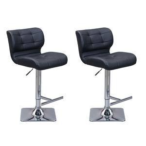 Diego - lot de 2 tabourets noirs