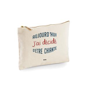 Trousse Aujourd'hui J'ai Décidé D'être Chiante - Naturel - Taille TU