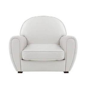 Fauteuil CLUB blanc en polyuréthane. MADE IN ITALY