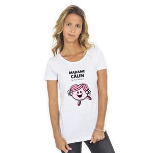 T-shirt Femme - Madame Câlin - Blanc - Taille XXL
