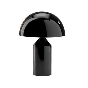 ATOLLO PETITE-Lampe à poser Aluminium Laqué H35cm Noir