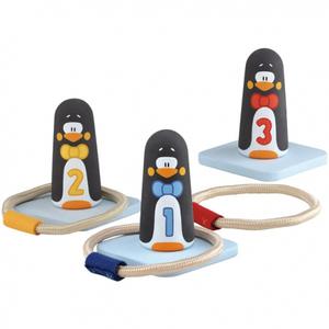 Jeu lancer d'Anneaux Pingouin Sevi 1831 - Jouets en Bois