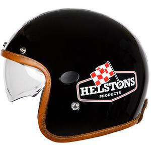 Helstons Flag Carbon Casque jet, noir, taille S