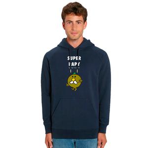 Sweat À Capuche Homme - Super Papy Mrmme - Navy - Taille XXL
