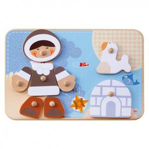 Puzzle à boutons Créatif Tribus 32 pièces Sevi 1831 - Puzzle en Bois