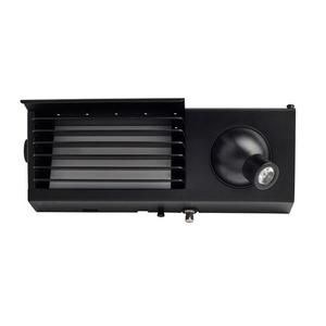 BINY-Applique de chevet LED Gauche avec liseuse Métal L27cm Noir