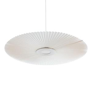 CARMEN LARGE-Suspension LED Métal/Polyester Ø120cm Blanc